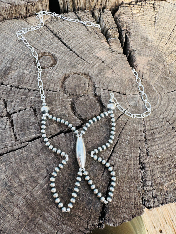 Silver Wings Butterfly Necklace