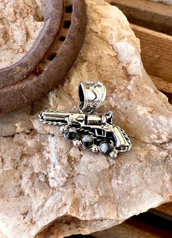 YEEYEE BANGIN' Pistol Pendant