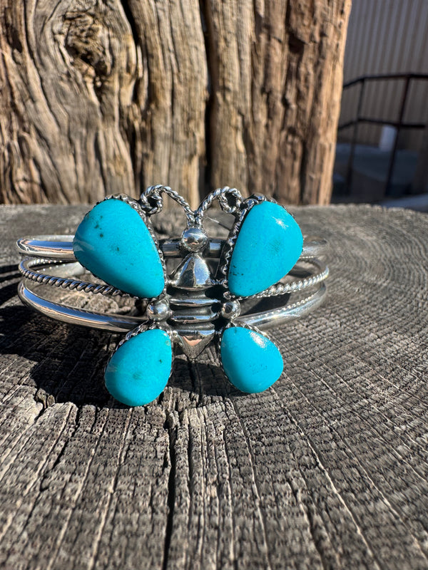 Fly Away Turquoise Cuff