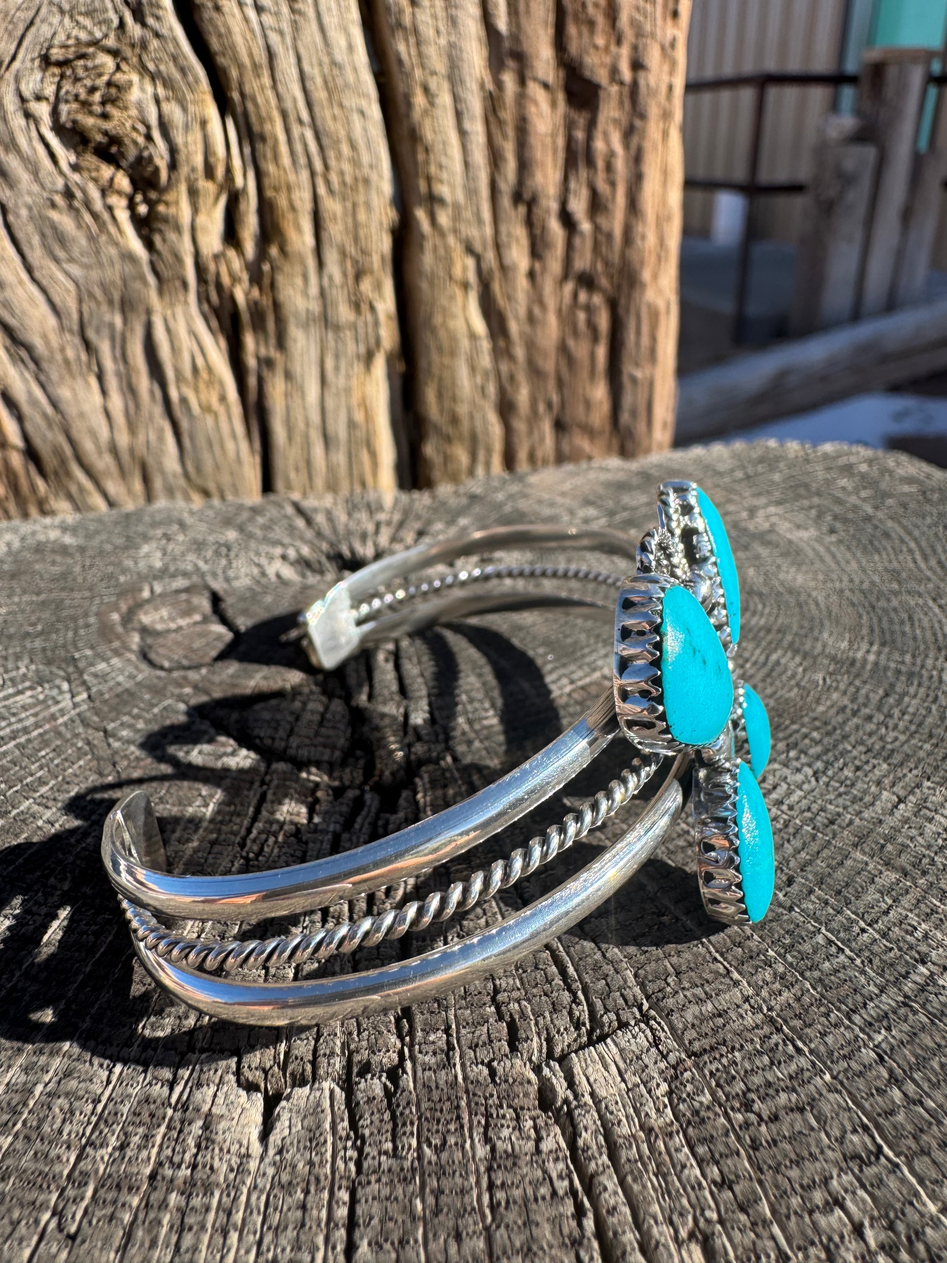 Fly Away Turquoise Cuff