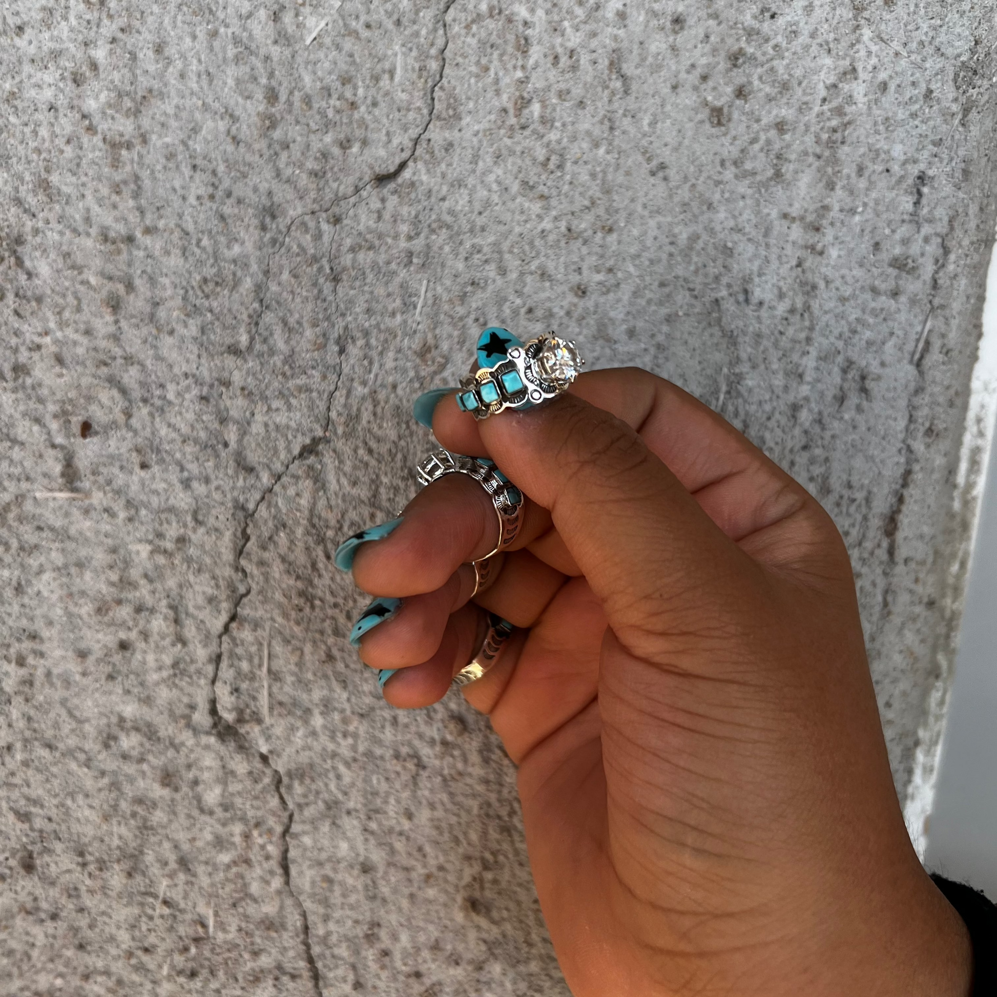 I m in LOVE Moissanite and Turquoise Ring from the Charming Chaco