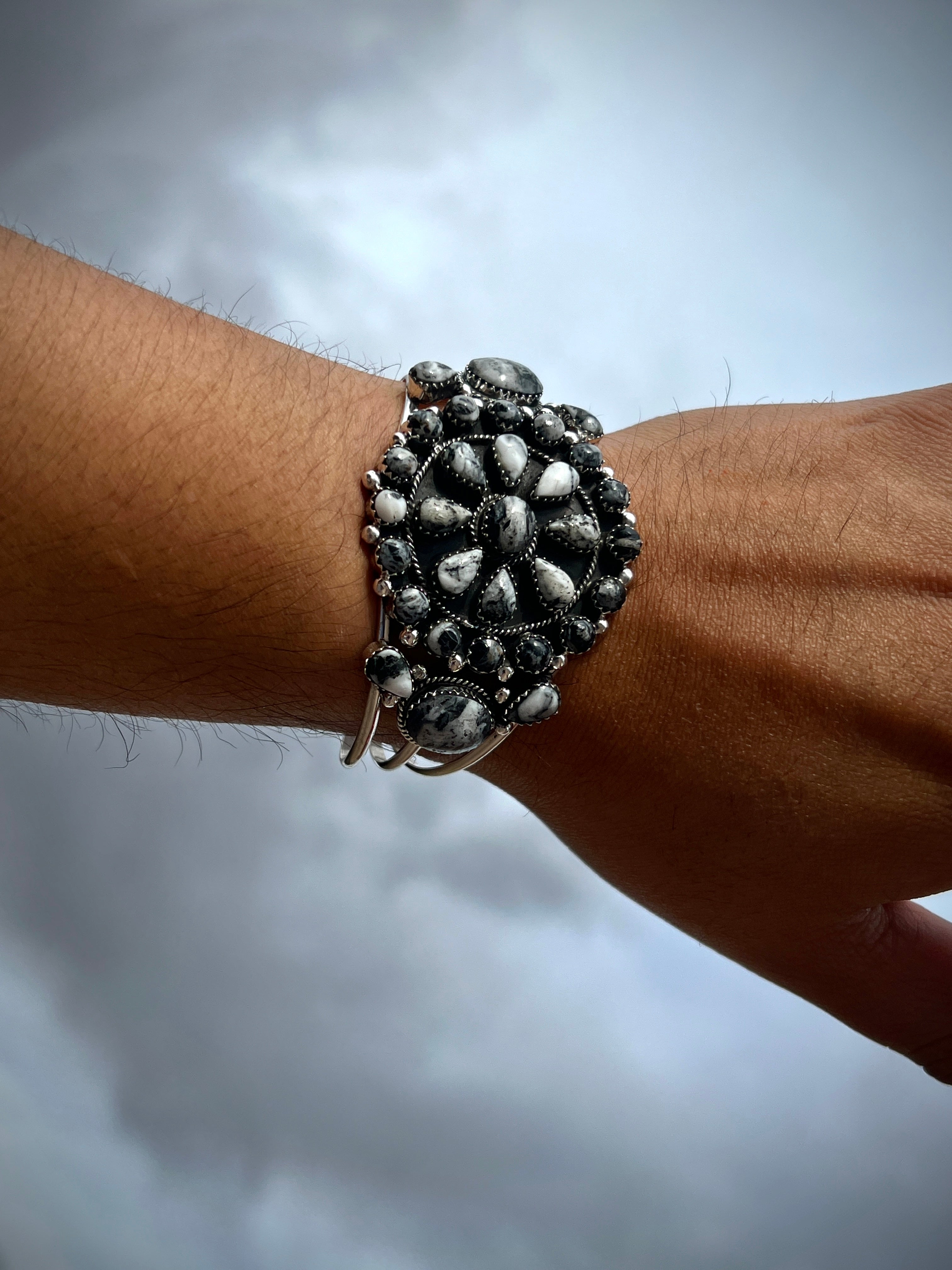 Neon Navajo Cluster Cuff