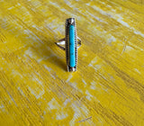 Rectangular Turquoise Ring