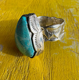 Men's Turquoise Triangle Ring