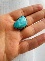 Men's Turquoise Triangle Ring