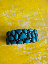 Turquoise Mosaic Cuff