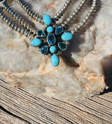 Layered Topaz Necklace