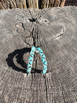 Turquoise Semi Hoop