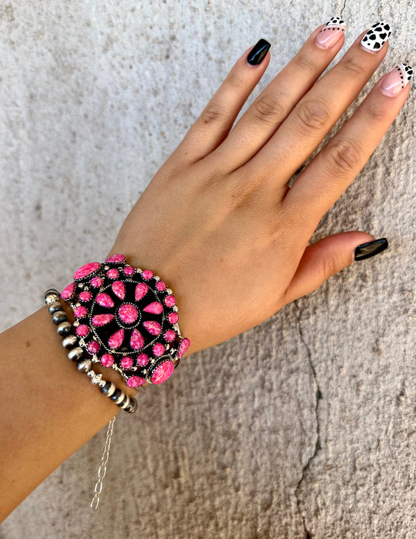 Neon Navajo Cluster Cuff