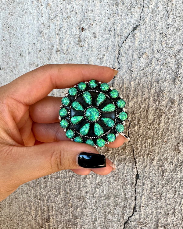 Neon Navajo Cluster Pendant