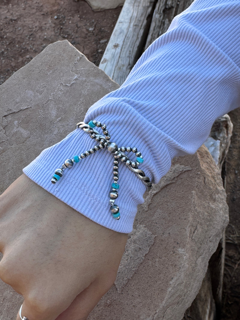 Pearl Bow Tie Cuff