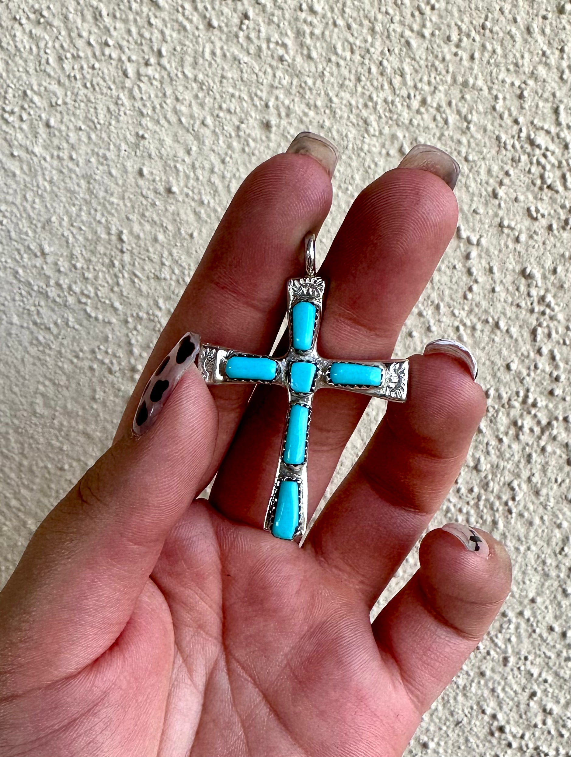 6 Stone Chaco Canyon Cross
