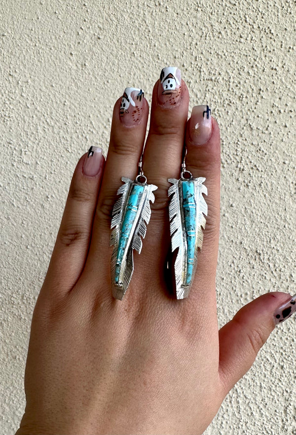 Falling Feather Earring