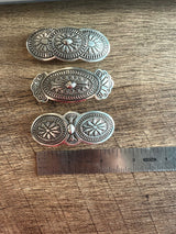 VINTAGE SILVER HAIR BARRETTES FROM THE RODGERS COLLECTION