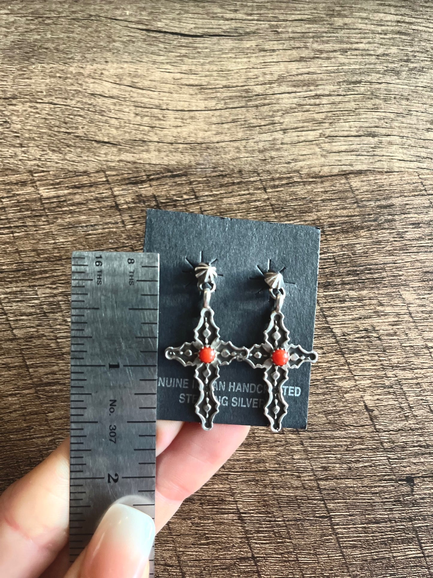 VINTAGE MEDITERRANEAN CORAL DANGLE EARRINGS FROM THE RODGERS COLLECTION