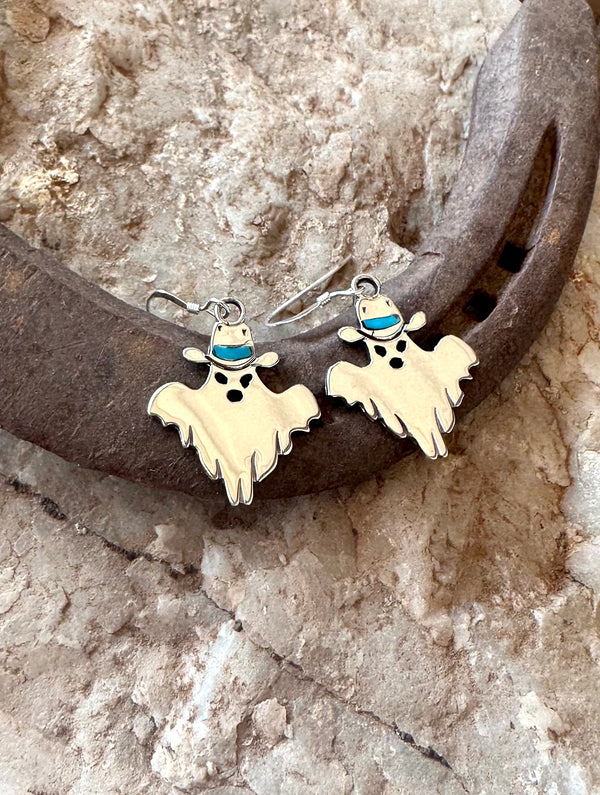 Howdy Cow-BOO Earrings