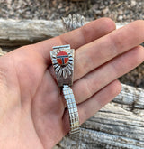 Coral Feather Watch Band