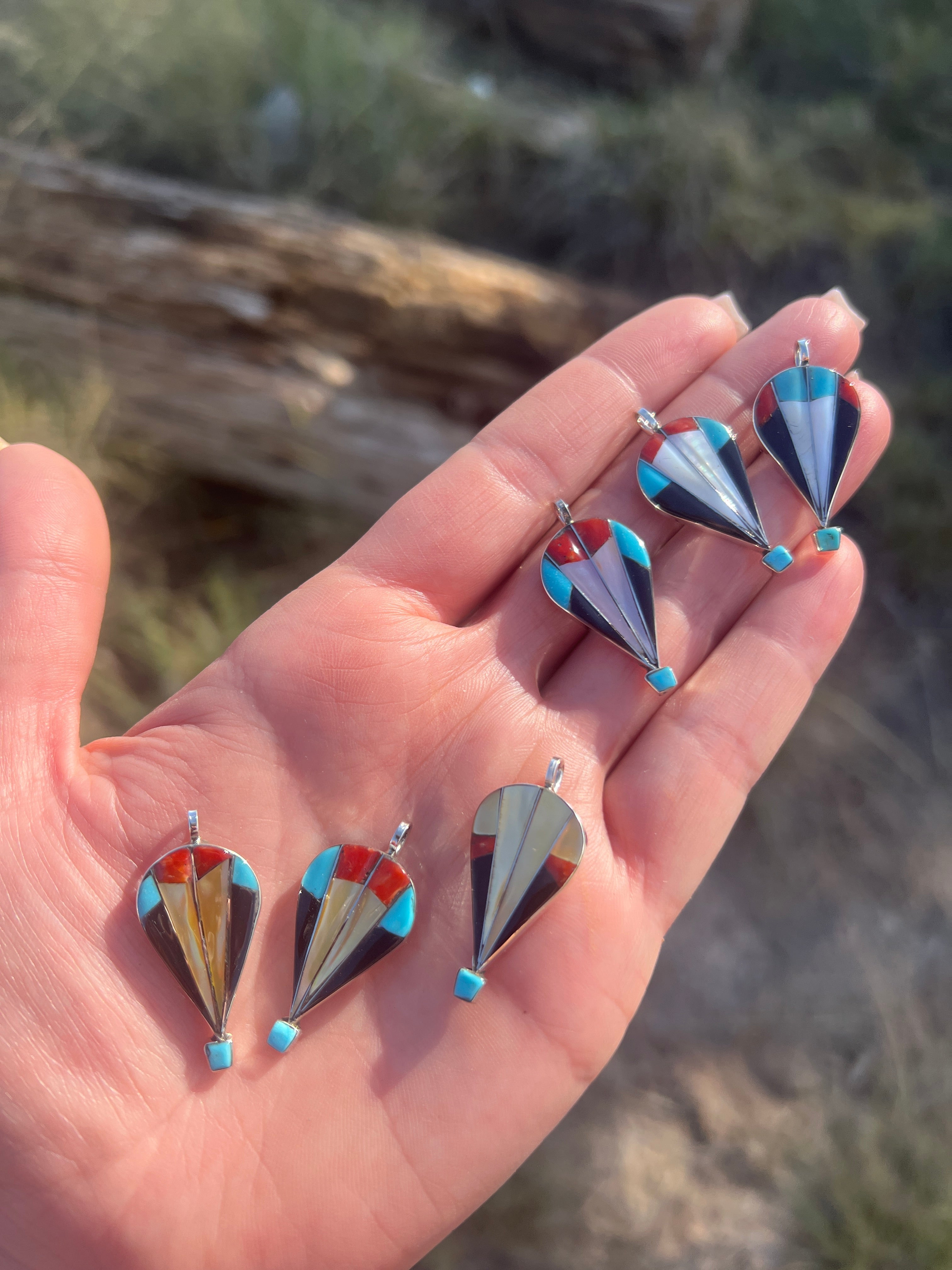 New Mexico Balloon Fiesta Pendant 🌵
