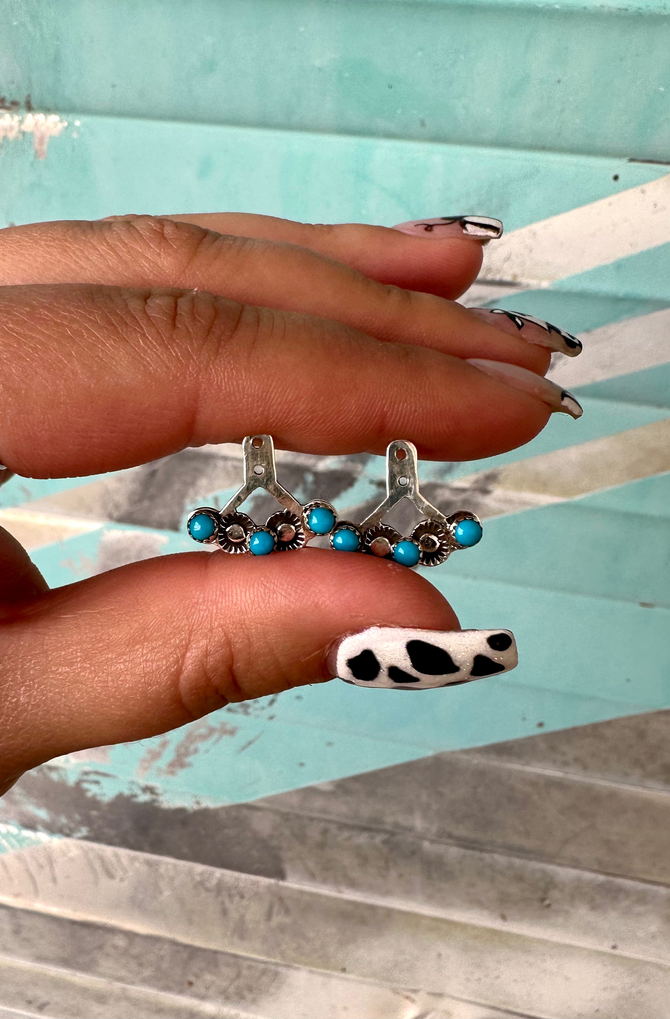Turquoise Ear Jacket