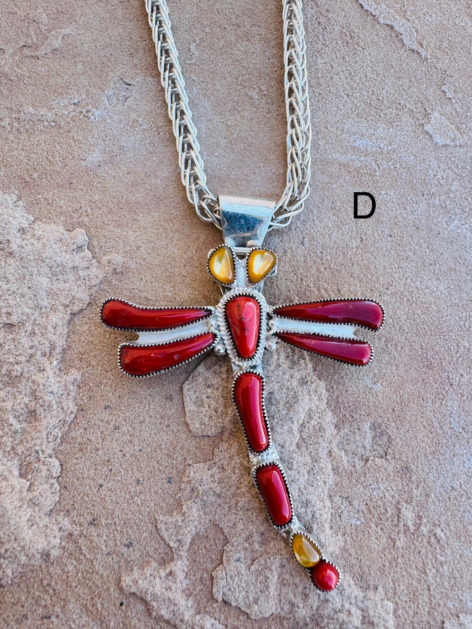 Odonata Dragonfly Pendants on Handmade Chain