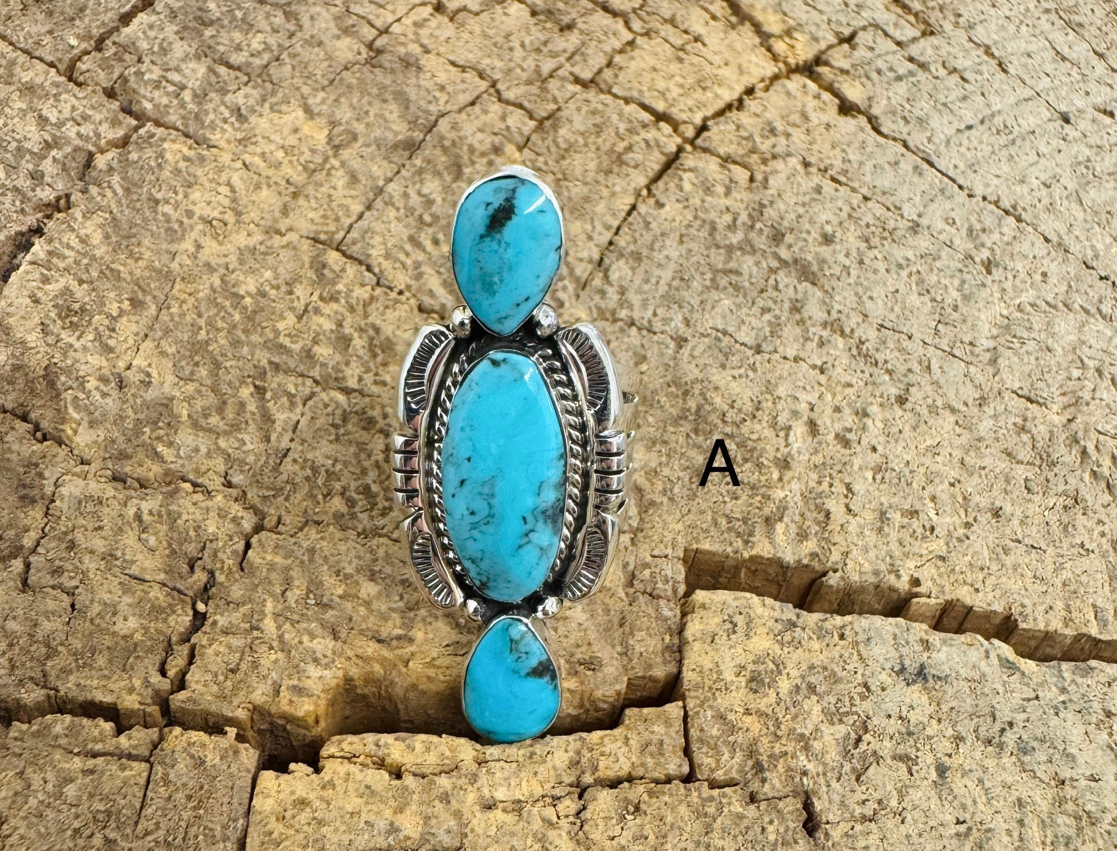 TRIFECTA TURQUOISE RING