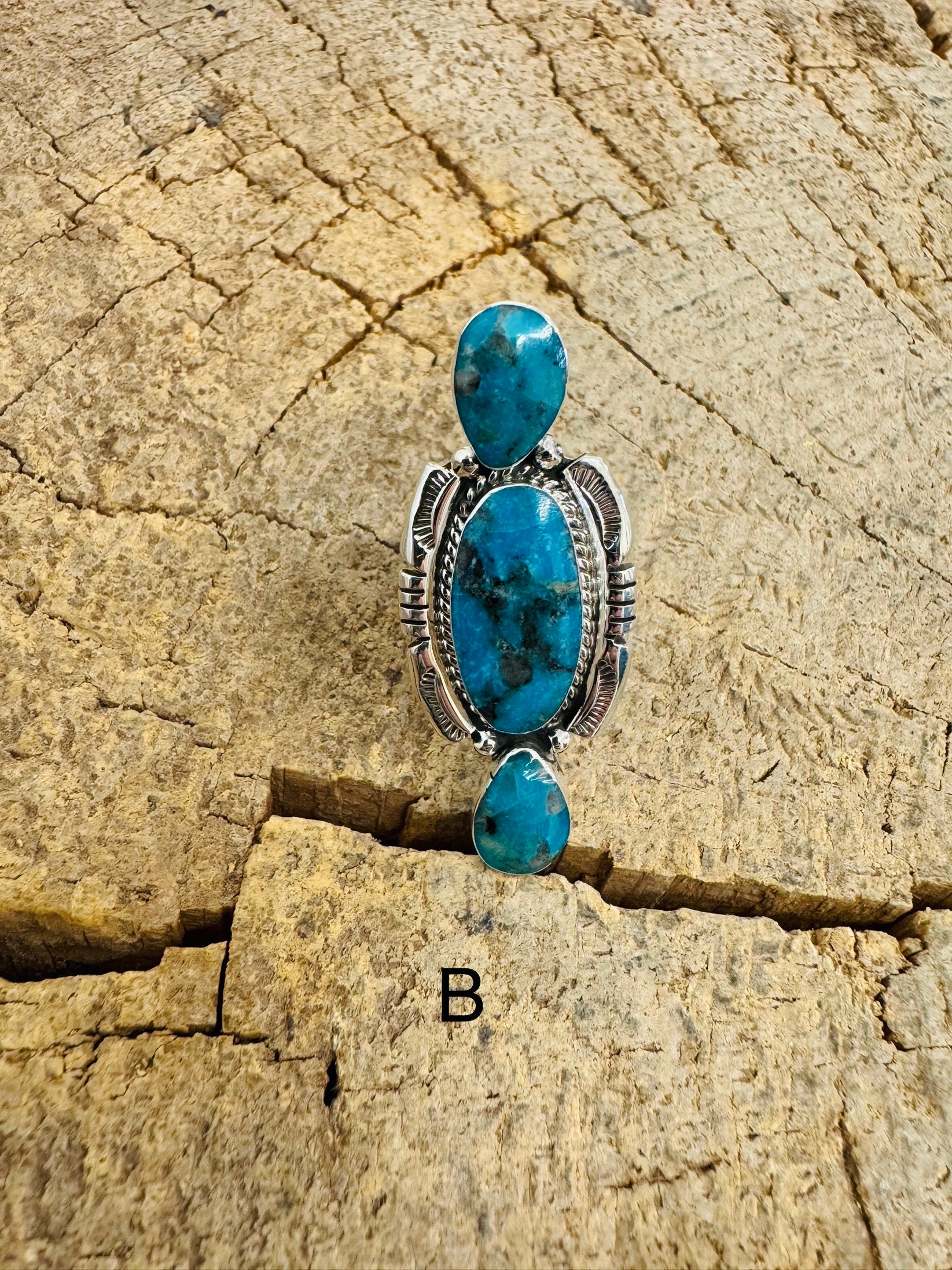 TRIFECTA TURQUOISE RING