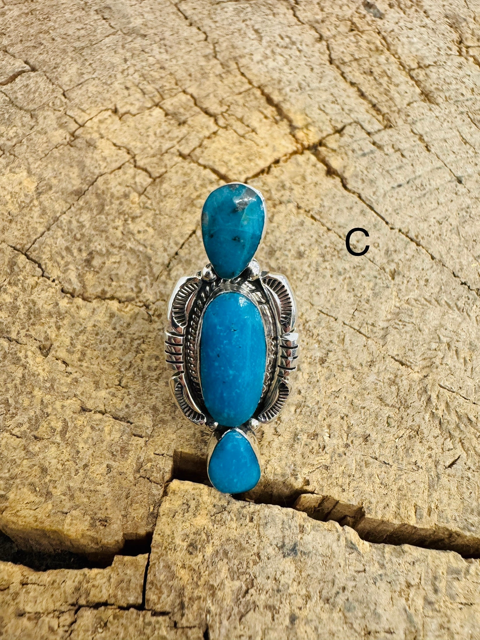 TRIFECTA TURQUOISE RING