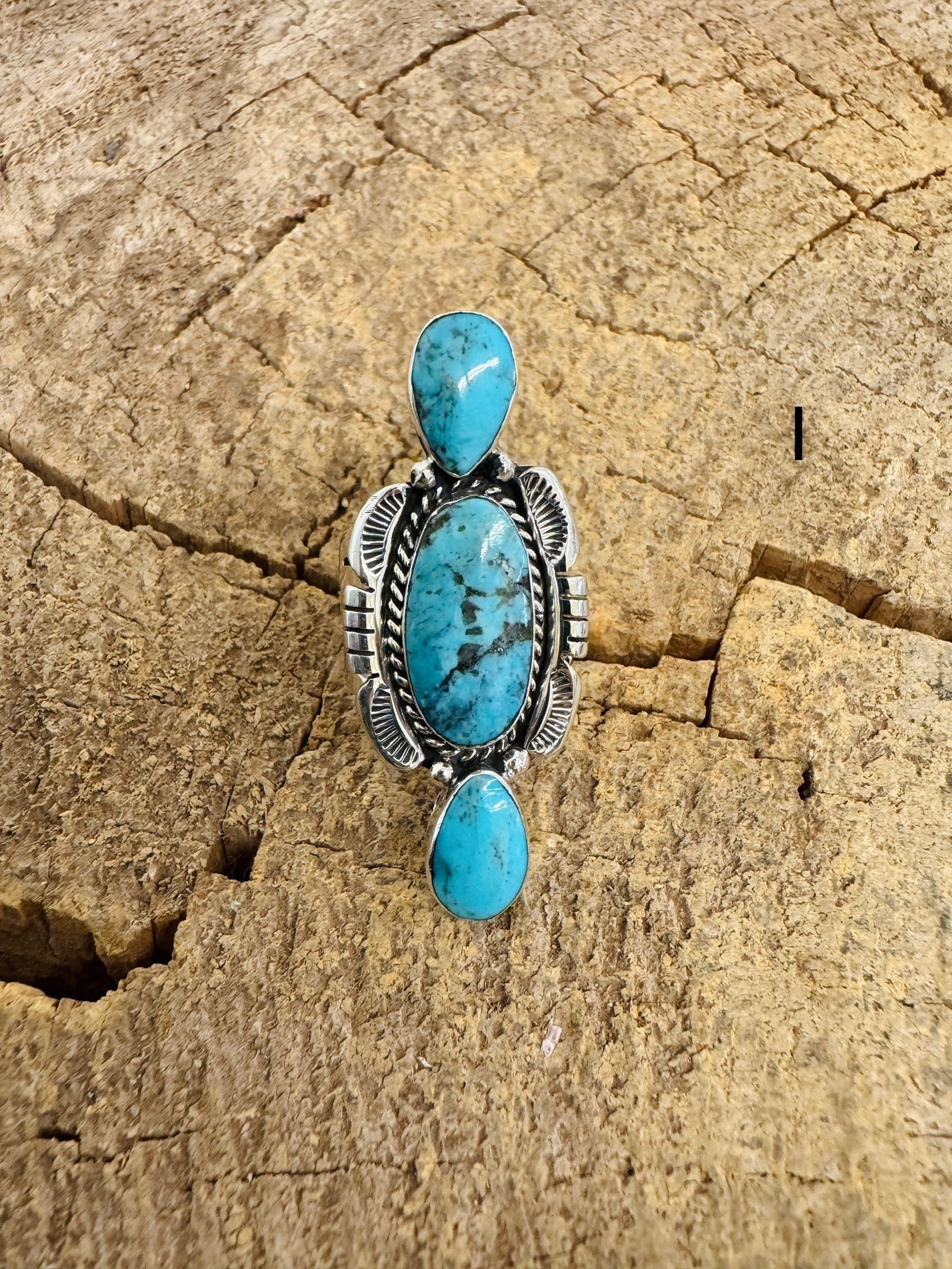 TRIFECTA TURQUOISE RING