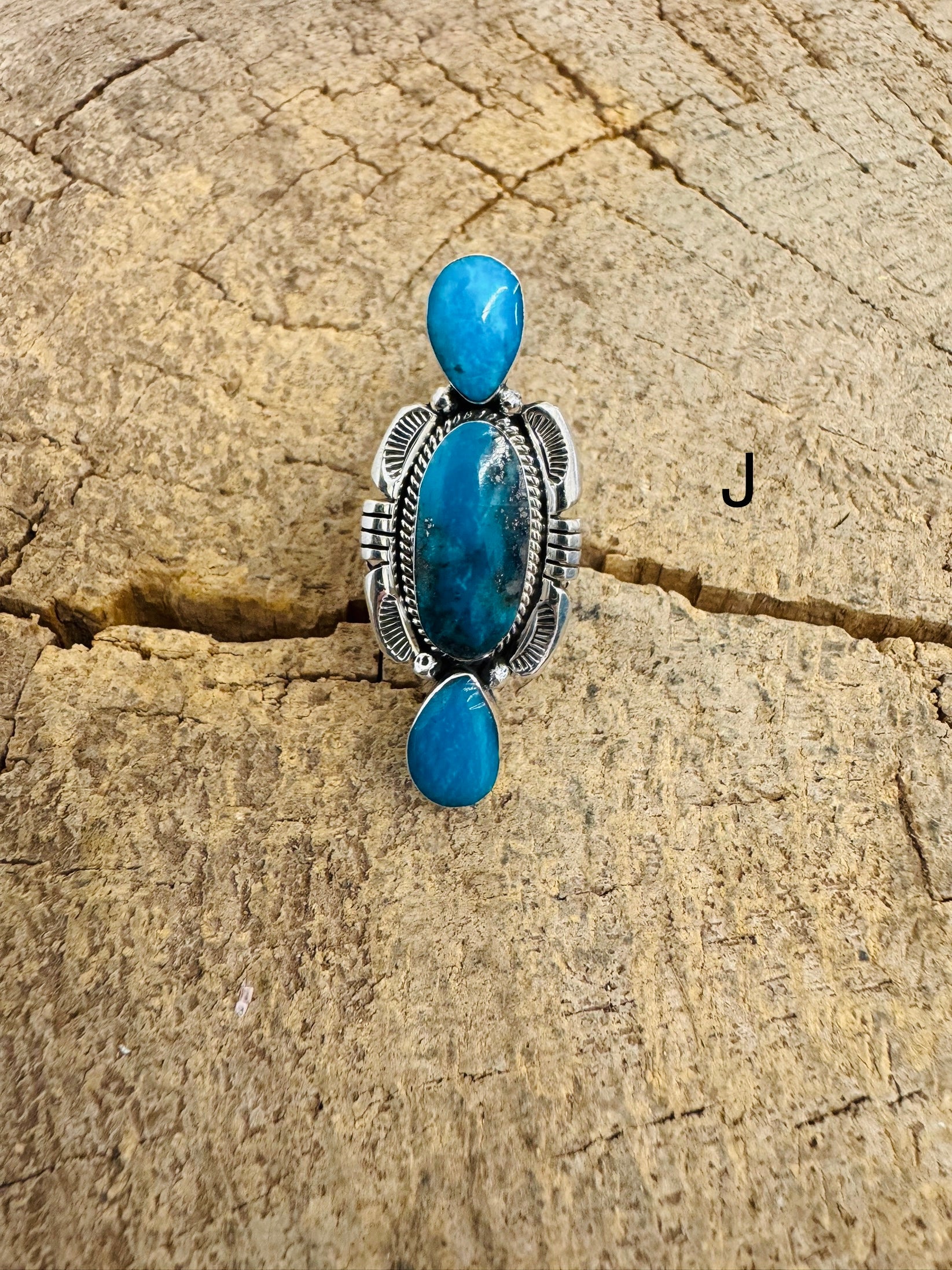 TRIFECTA TURQUOISE RING