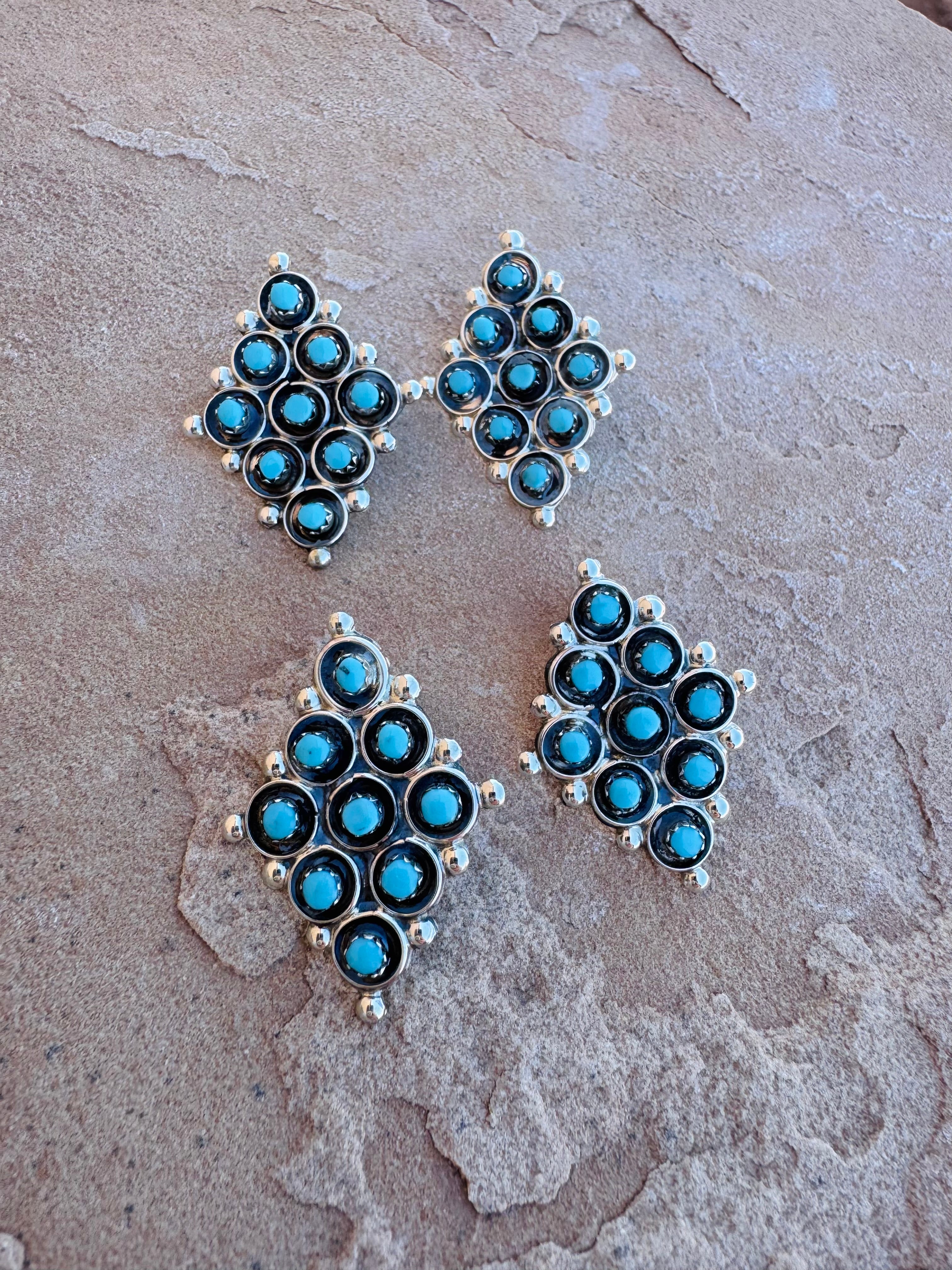 Turquoise Cluster Drops