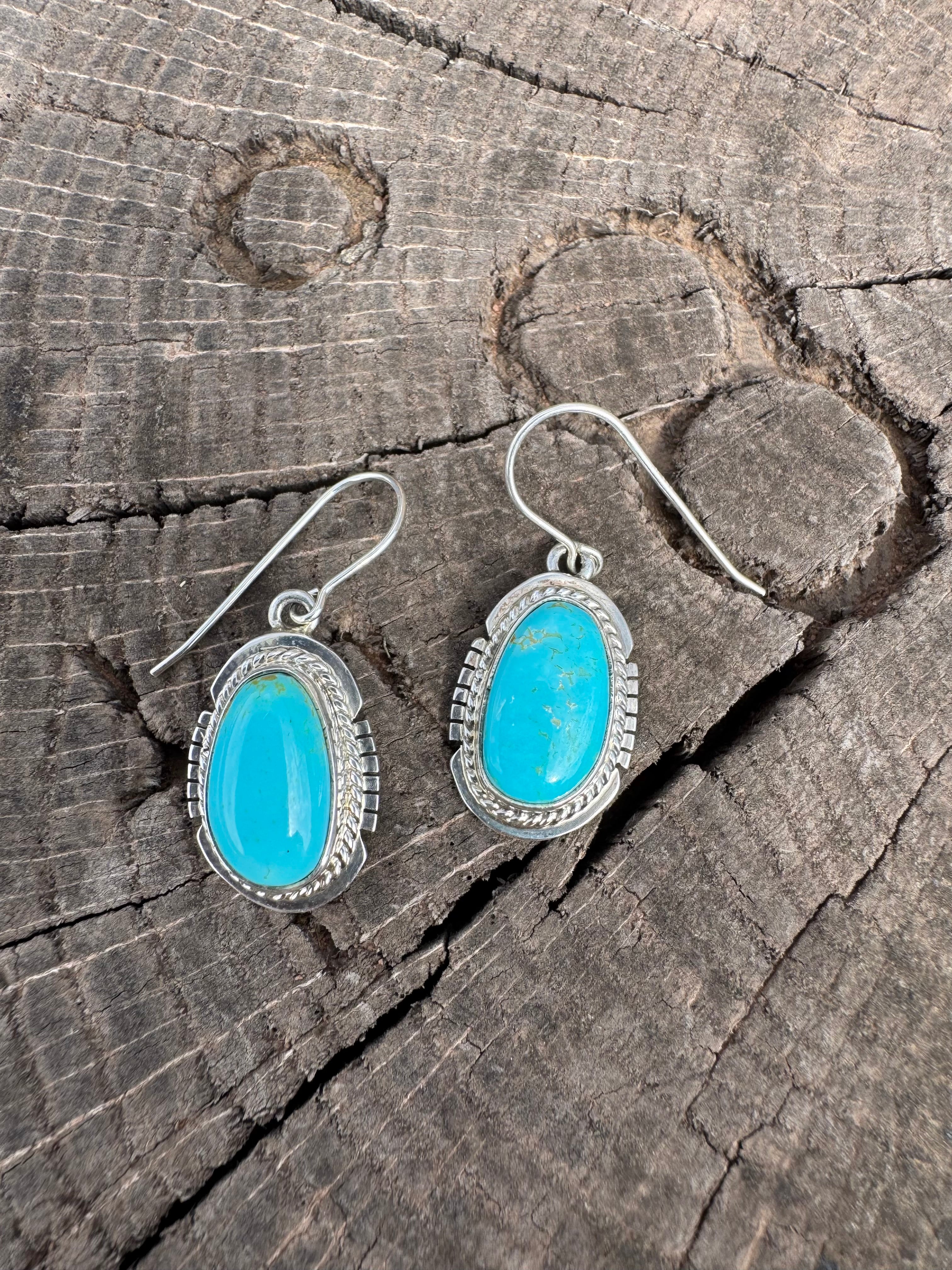 Dew Drop Turquoise Earrings