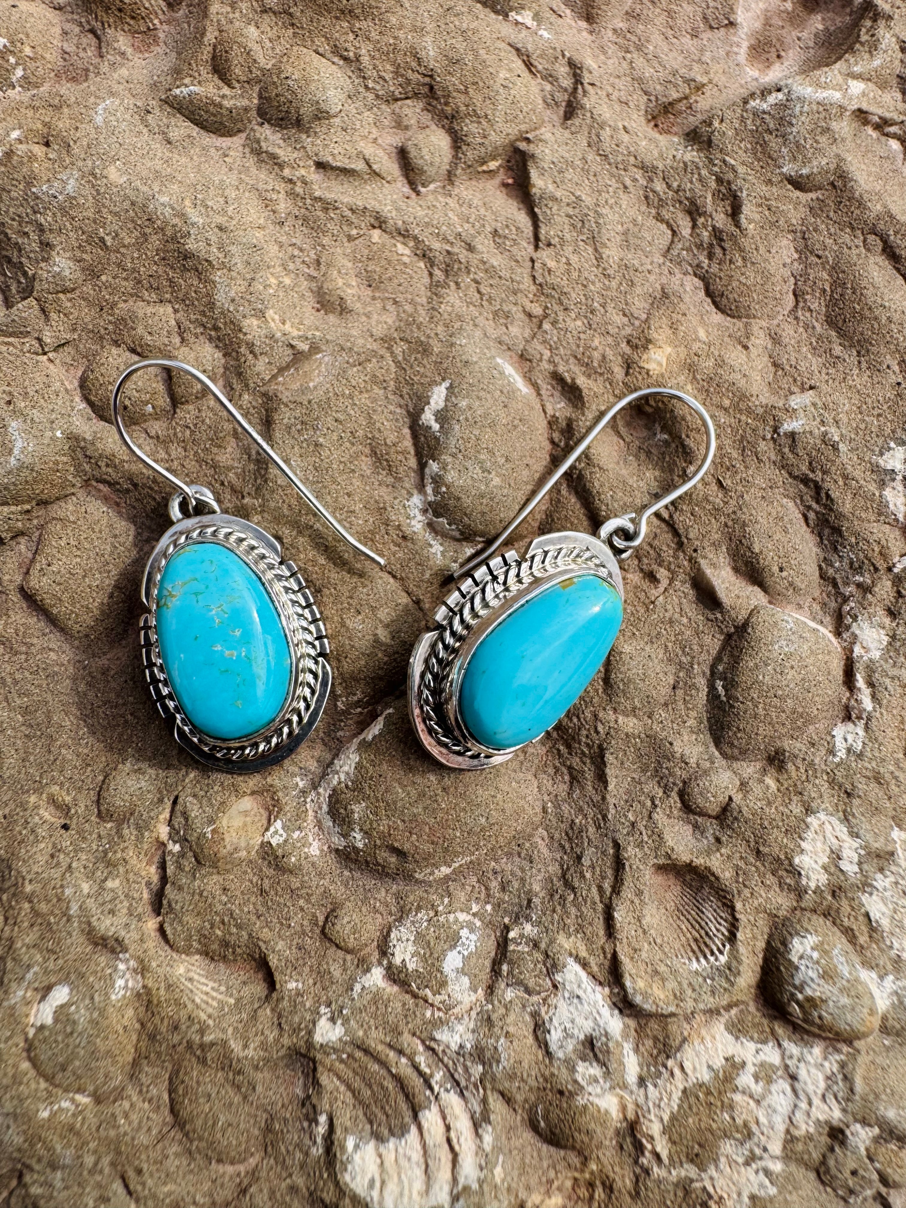 Dew Drop Turquoise Earrings