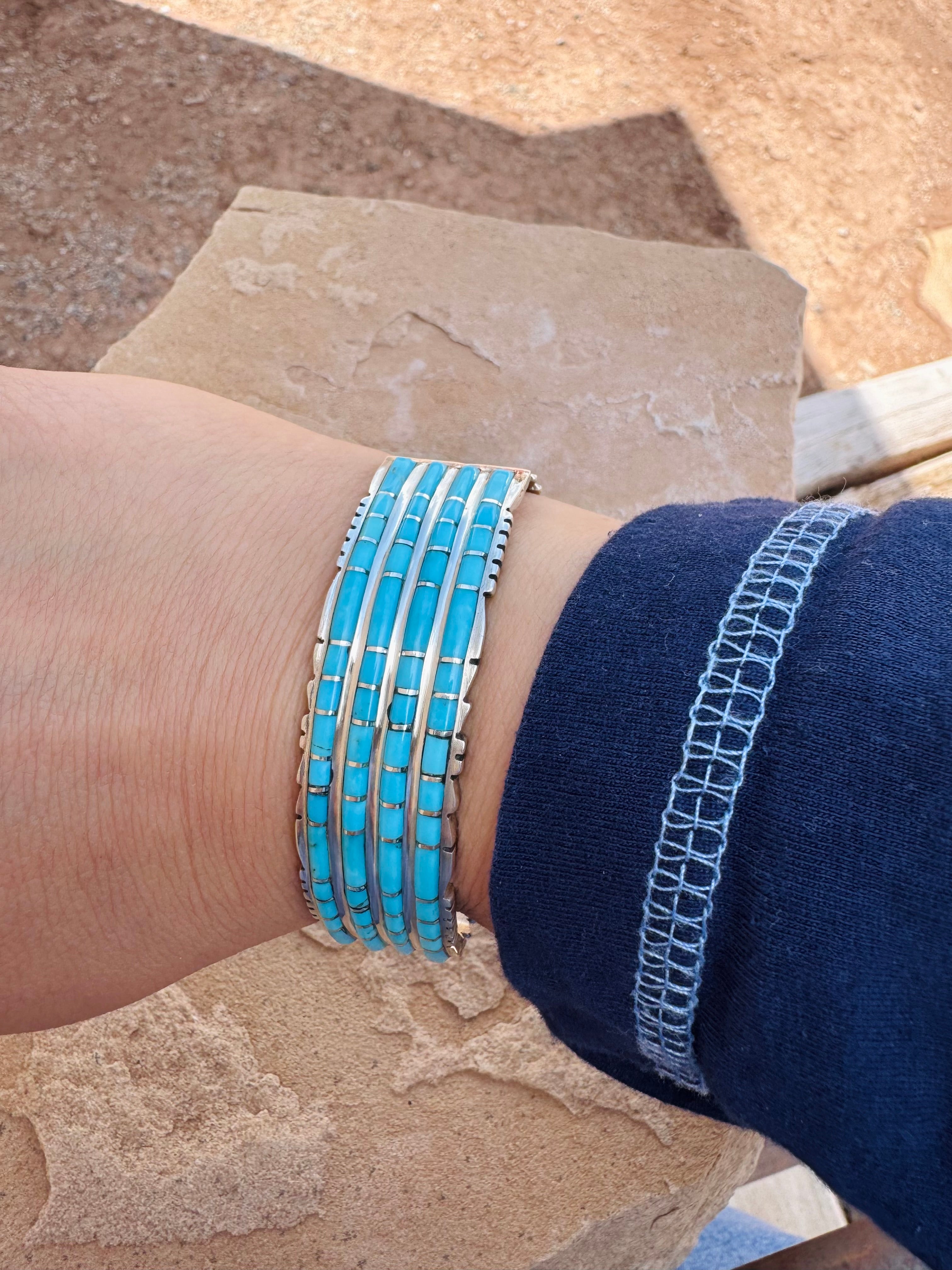 Turquoise Quad Cuff