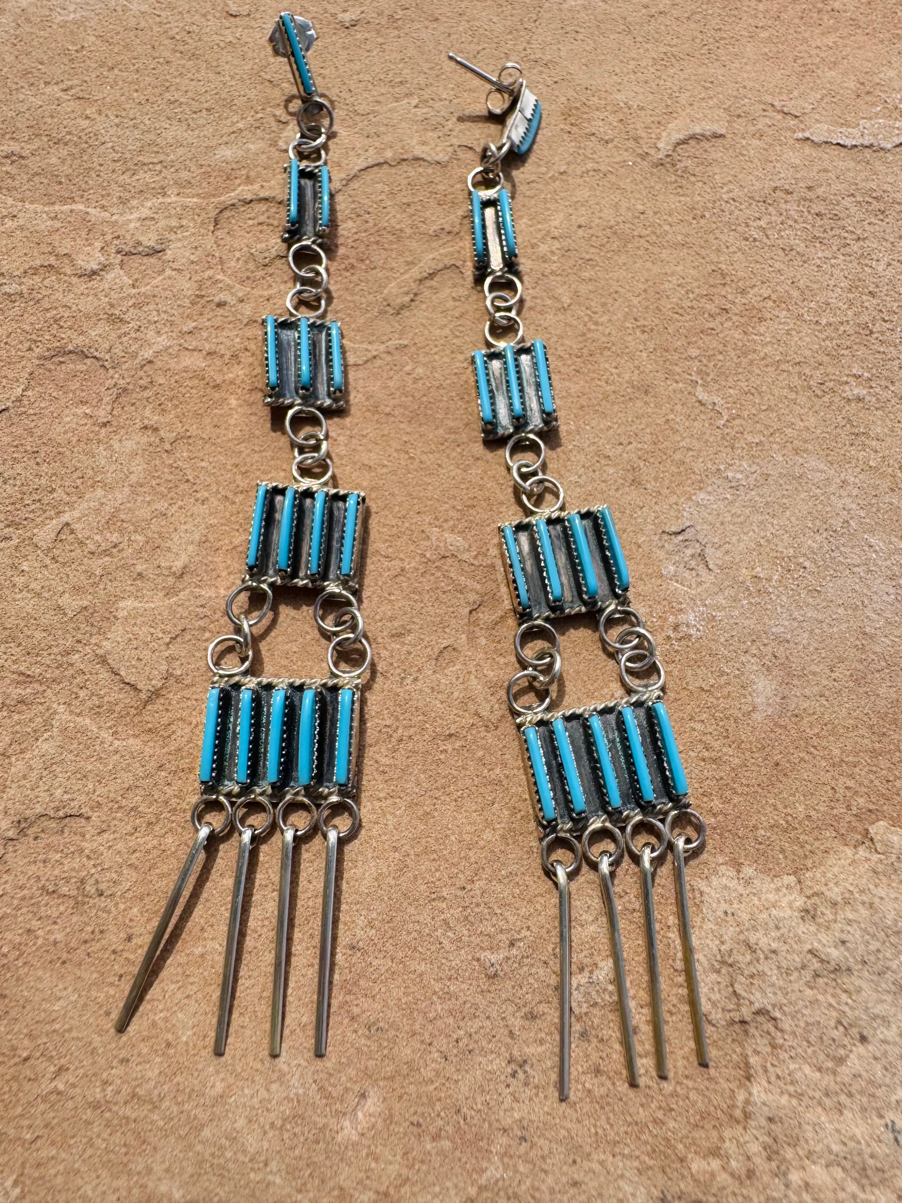5 Tier Dangle Earrings