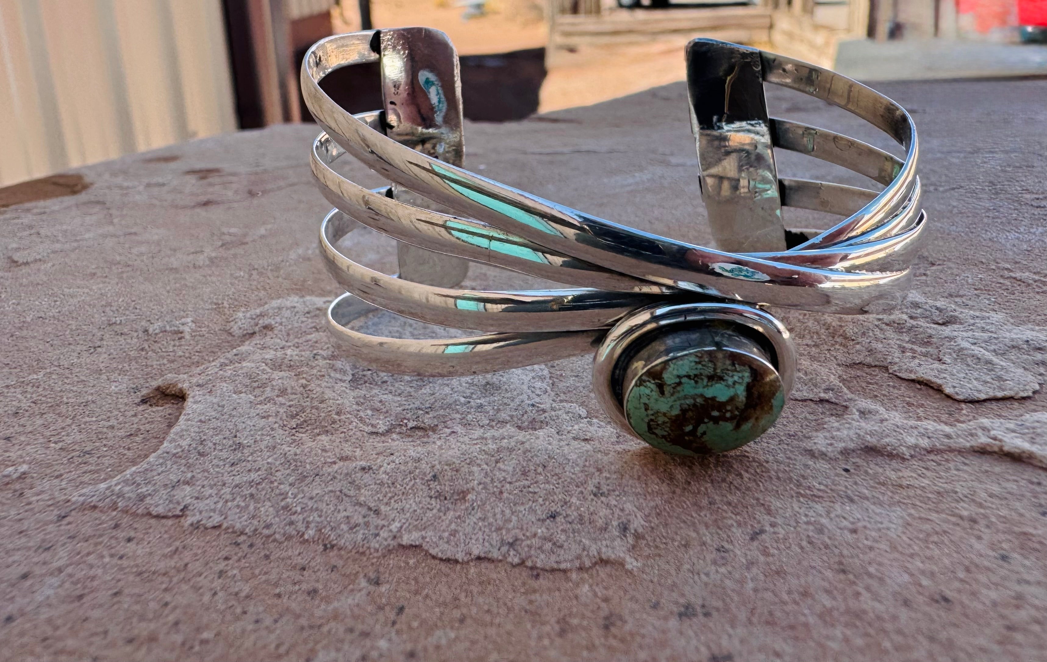 Silver Arc Cuff