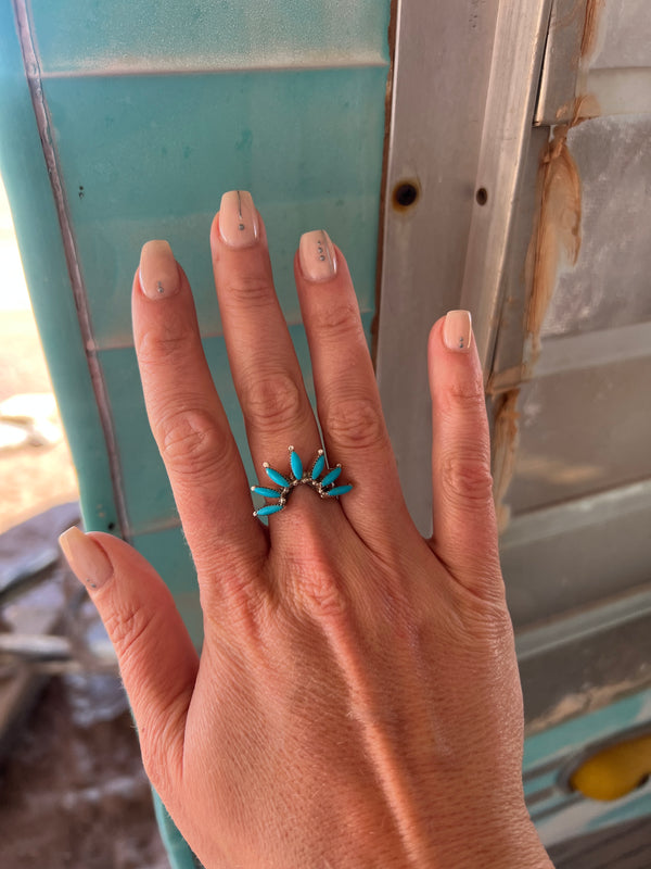 The Crown Turquoise Ring