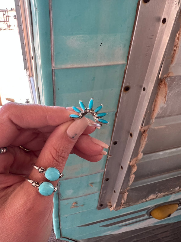 Double Me Up Turquoise Ring