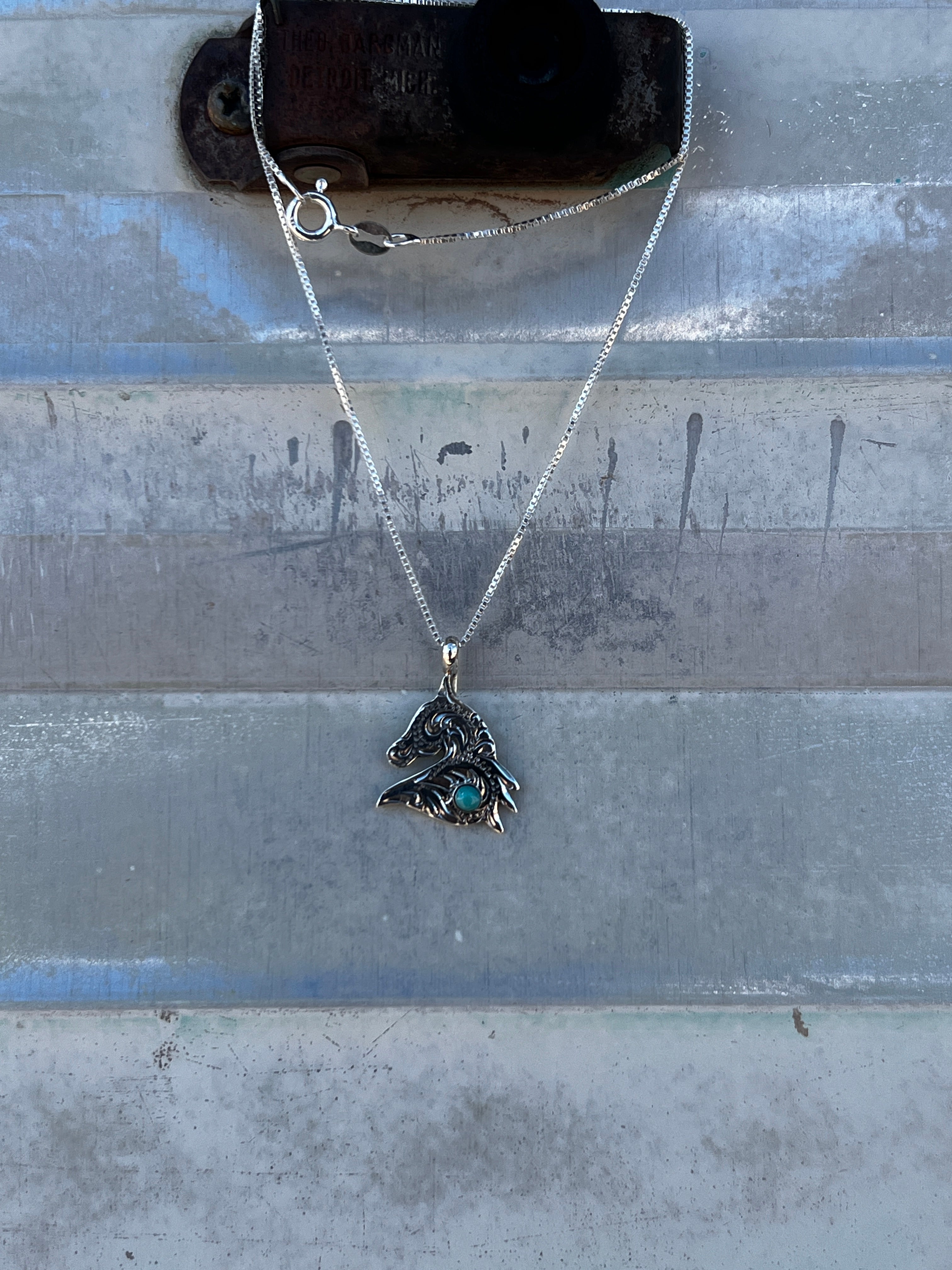 Yee Yee Engraved Horse Pendant