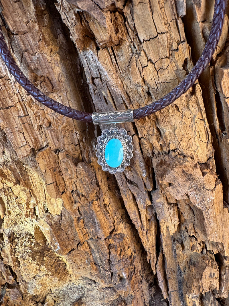 Oval Turquoise Choker