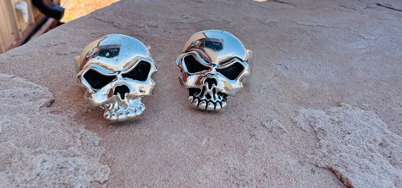 Silver Skull Men's Ring