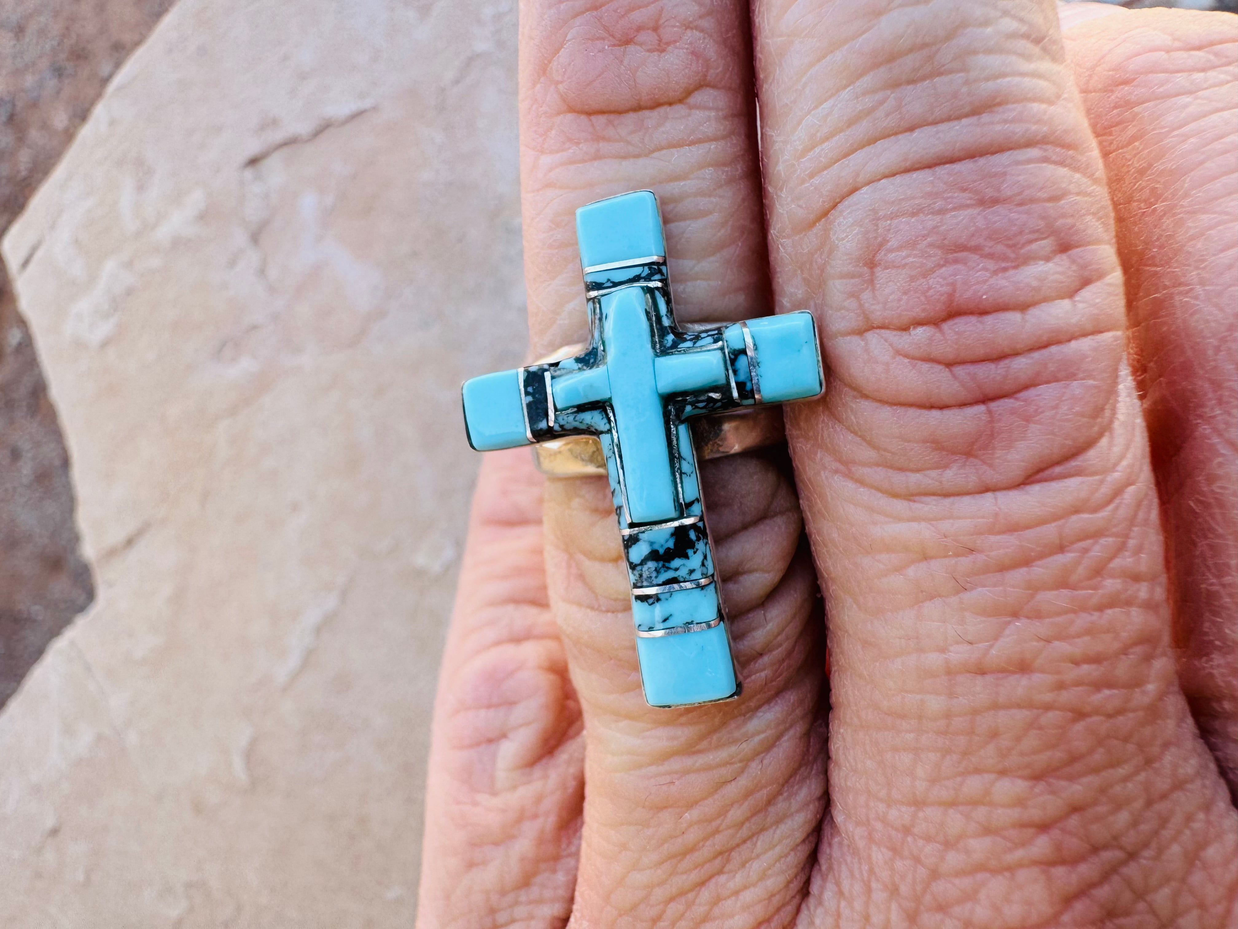 One of a Kind Cross Ring