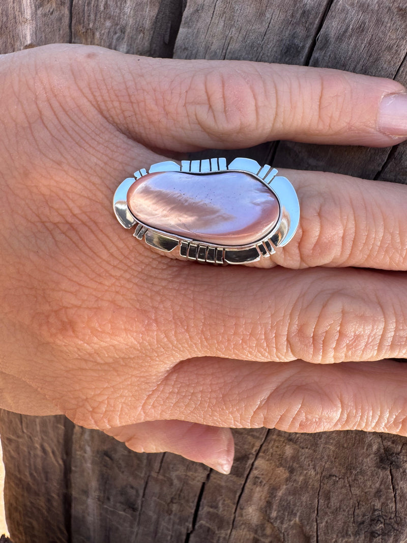 Pink Shell Ring