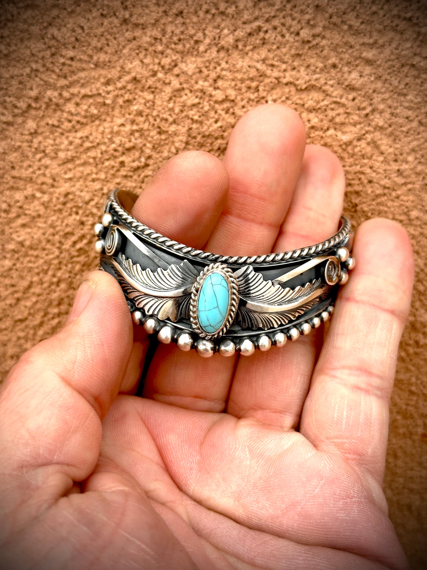 Frankly Speaking Turquoise Cuff