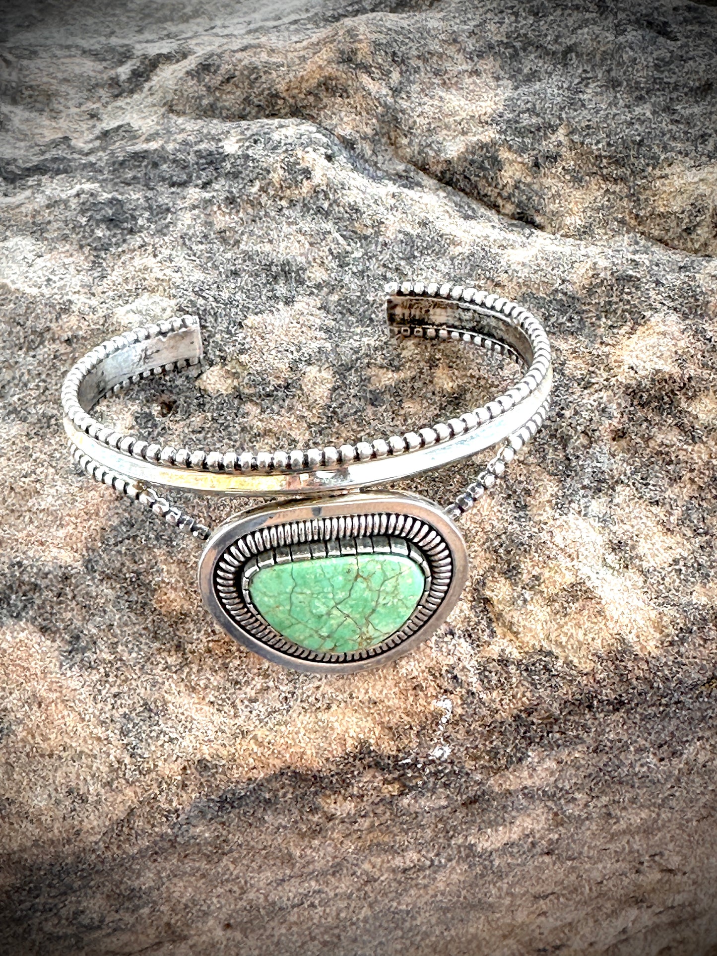 Down South Green Turquoise Cuff