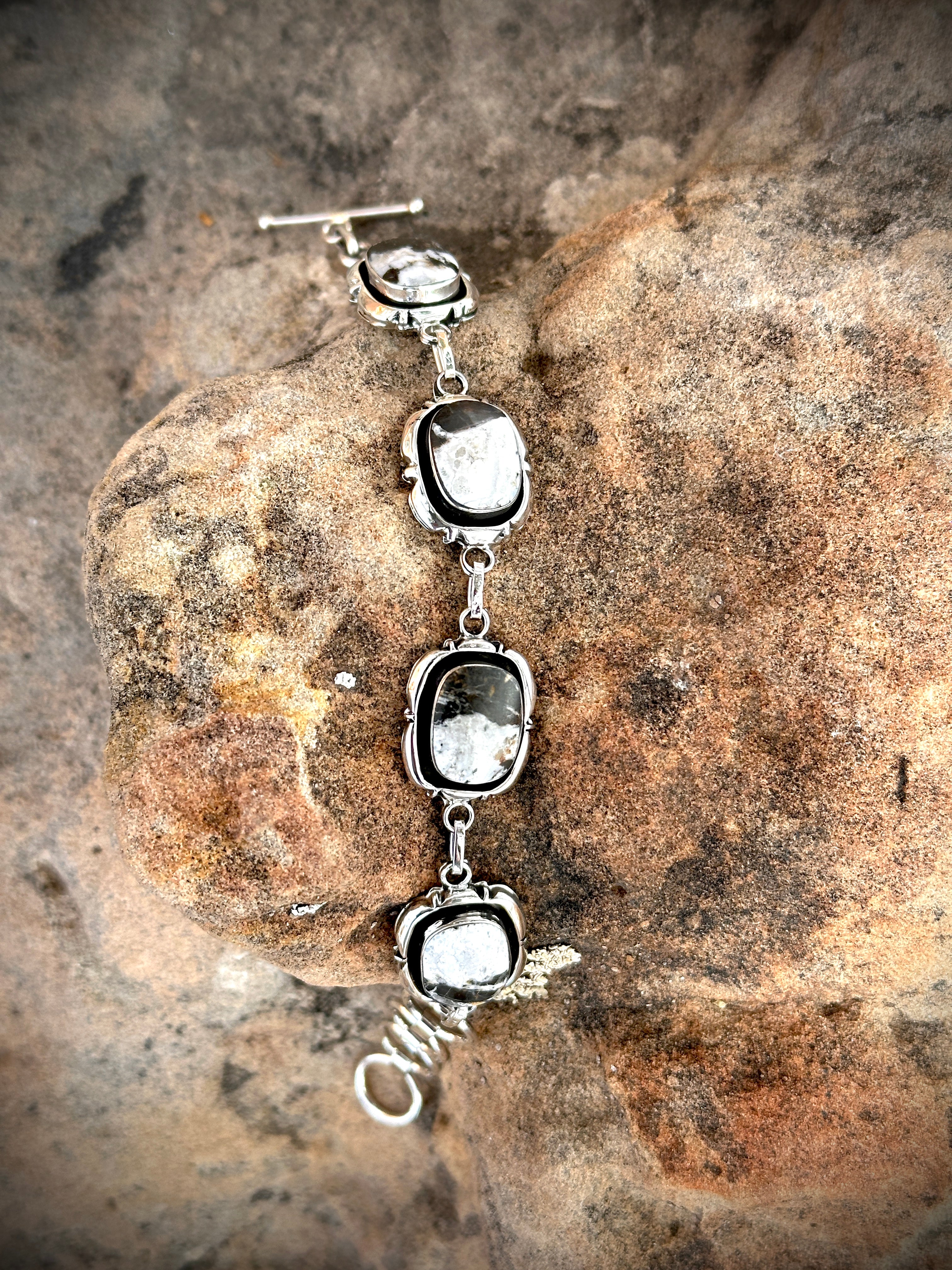 White Buffalo Link Bracelet