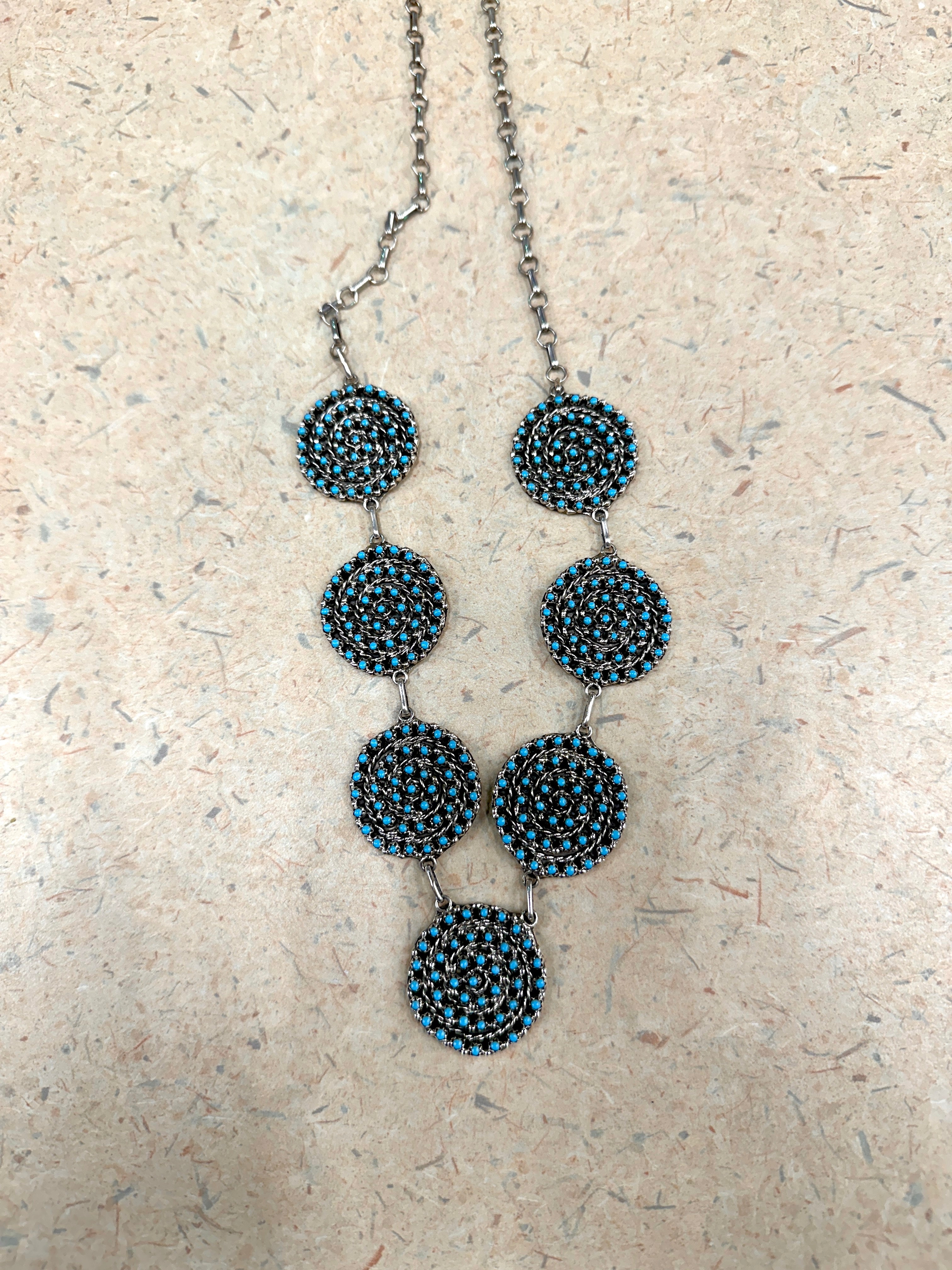 Sign O' The Times Zuni Necklace