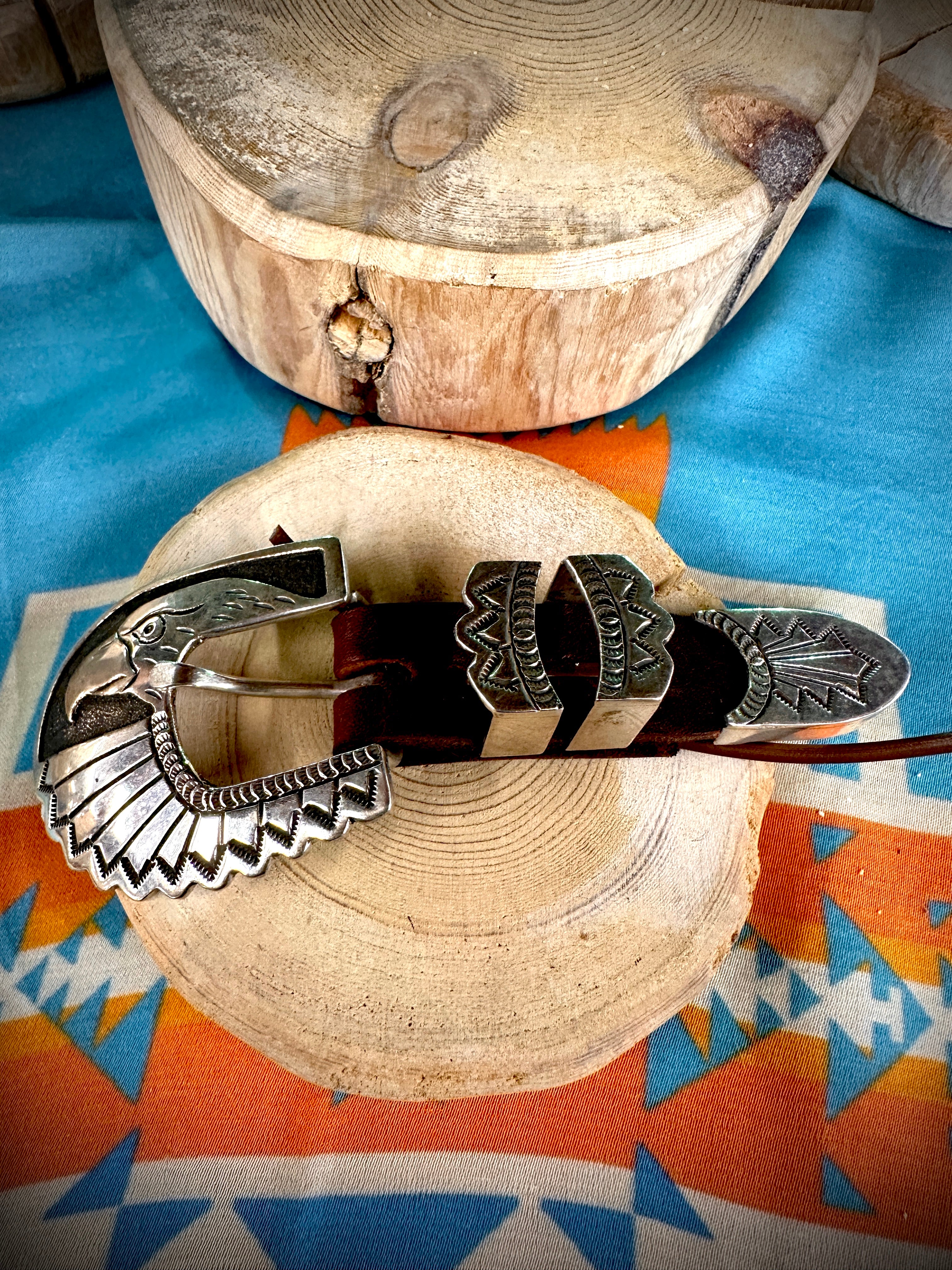 Sterling Silver Eagle Ranger Belt Buckle