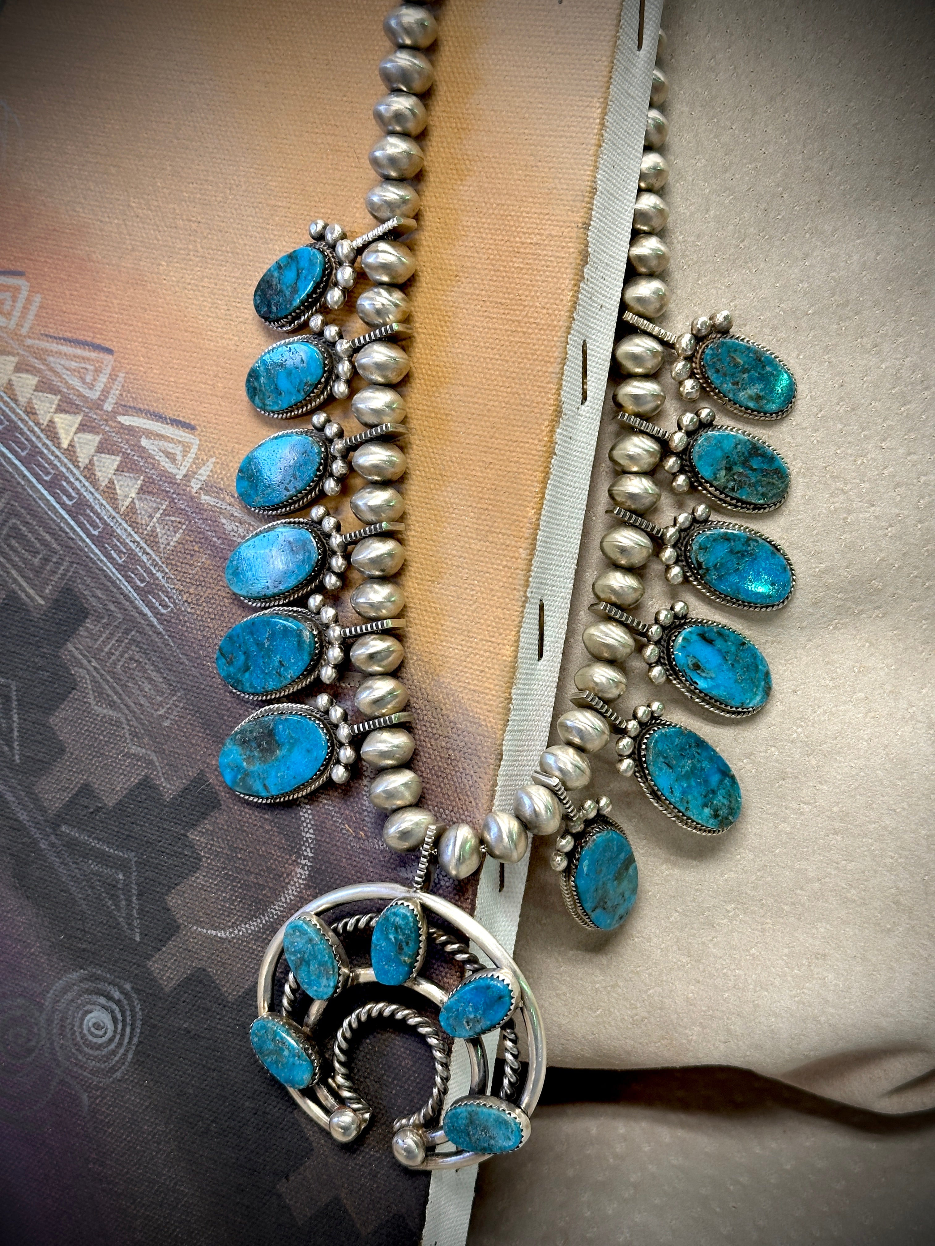 Bring On The Rain Squash Necklace and Earring Set