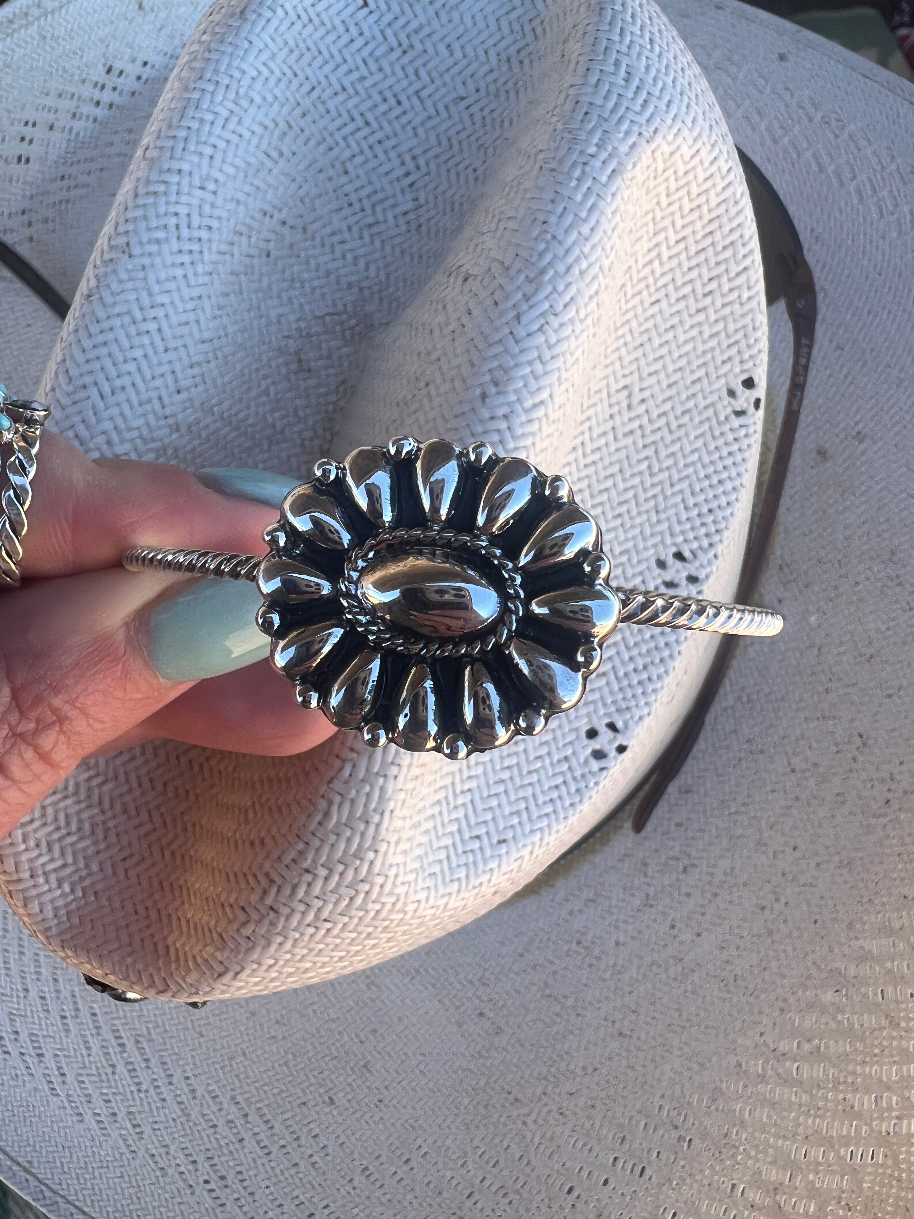 You need me! Cluster Sterling Silver Cuff