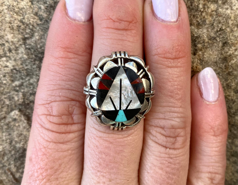 All Aligned Zuni Ring from the RogersCollection